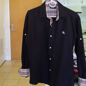 Mens long sleeve botton down shirt